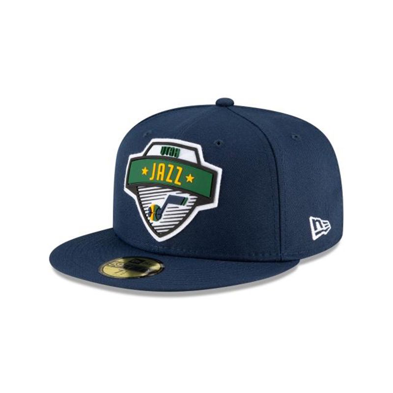 NBA Utah Jazz Tip Off Edition 59Fifty Fitted (GYY9220) - Blue New Era Caps